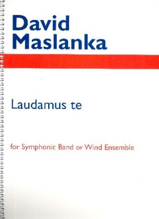 Laudamus te for wind ensemble (concert band) score