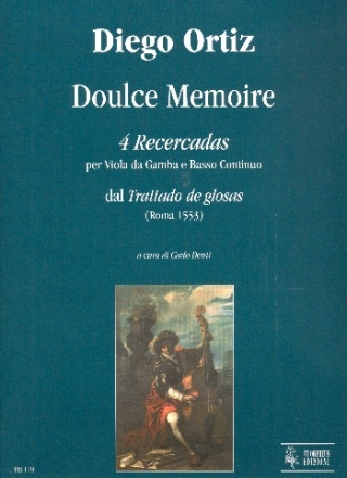 Doulce Memoire per viola da gamba e Bc partitura e parti (Bc realizzato)