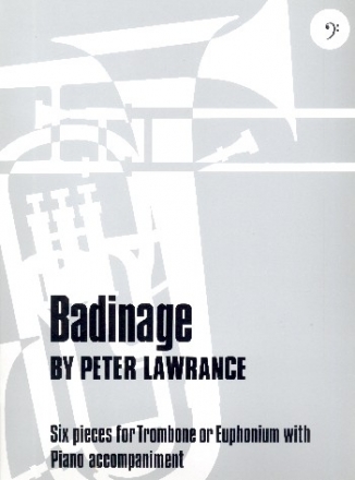 Badinage for trombone (euphonium) (bass clef) and piano