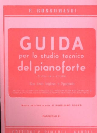 Guida per lo studio tecnico vol.3 del pianoforte