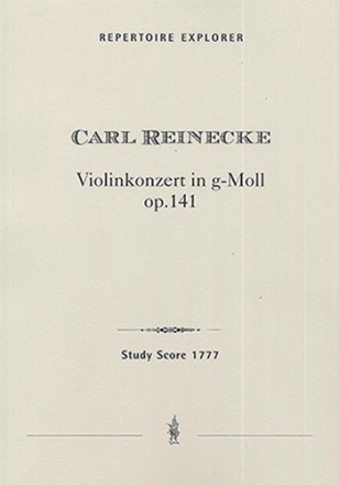 Konzert g-Moll op.141 fr Violine und Orchester Studienpartitur