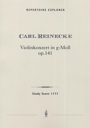 Konzert g-Moll op.141 fr Violine und Orchester Studienpartitur