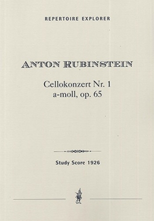 Konzert a-Moll Nr.1 op.65 fr Violoncello und Orchester Studienpartitur