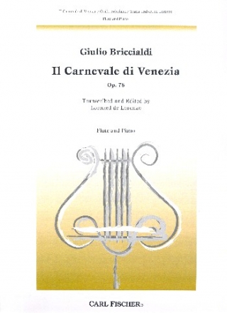 Il carnevale di Venezia op.78 for flute and piano