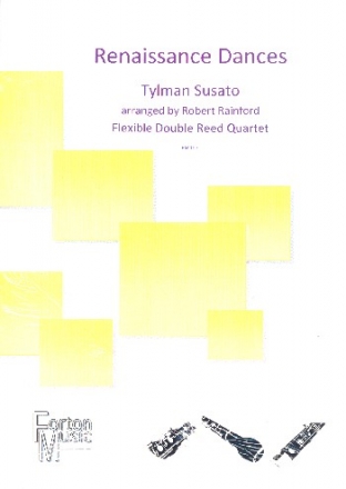 Renaissance Dances for flexible double reed quartet score and parts