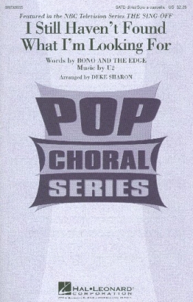 I still haven't found what I'm looking for for soloist and mixed chorus a cappella score