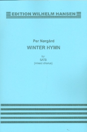 Winter Hymn for mixed chorus a cappella score,  archive copy