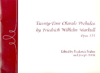24 Choral Preludes op.12 for organ