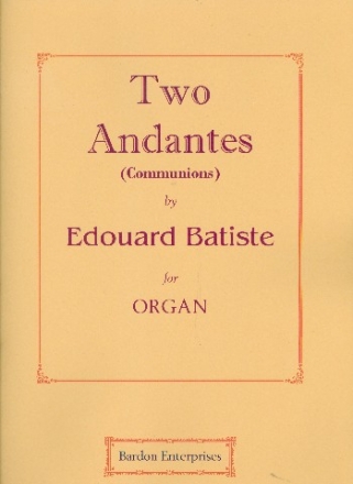 2 Andantes for organ