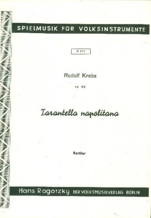Tarantella napolitana op.82 fr Zupforchester Partitur