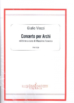 Concerto for string orchestra score and parts