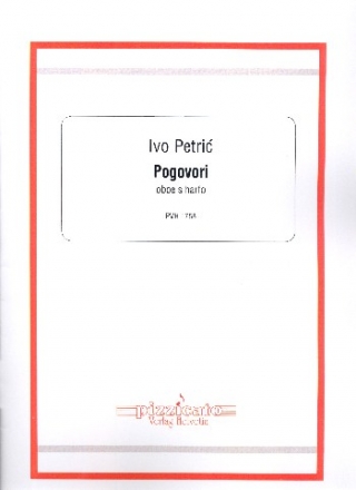 Pogovori for oboe and harp score and part