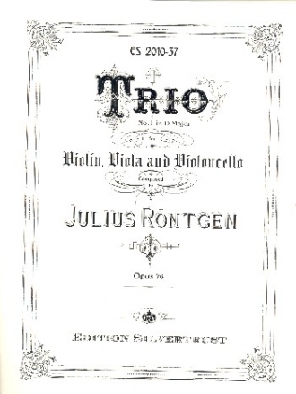 Trio in D Major no.1 op.76 for violin, viola and violoncello parts