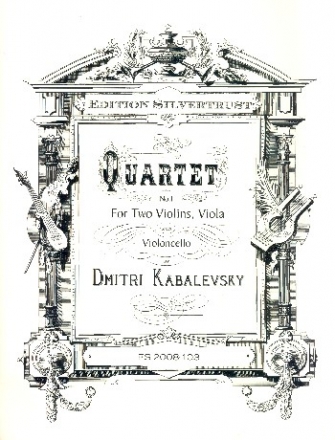 String-Quartet no,1 op.8  score and parts