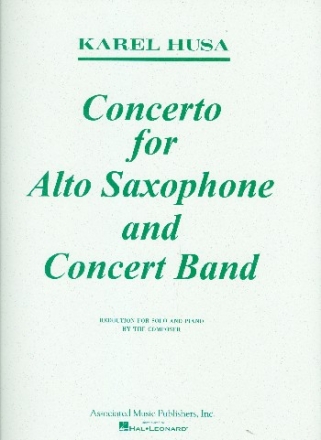 Concerto for Alto Saxophone and Concert Band for alto saxophone and piano