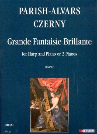 Grande fantaisie brillante for harp and piano (2 pianos) score and part
