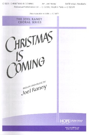 Christmas is coming for mixed chorus and piano score