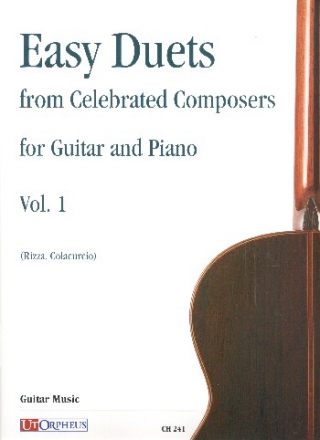 Easy Duets from Celebrated Composers vol.1 for guitar and piano