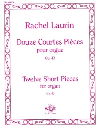 12 courtes pices op.43 pour orgue