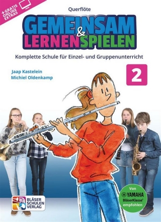 Gemeinsam lernen & spielen Band 2 (+Online Audio) fr Blserklasse (Blasorchester) Flte