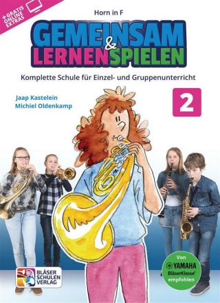 Gemeinsam lernen & spielen Band 2 (+Online Audio) fr Blserklasse (Blasorchester) Horn