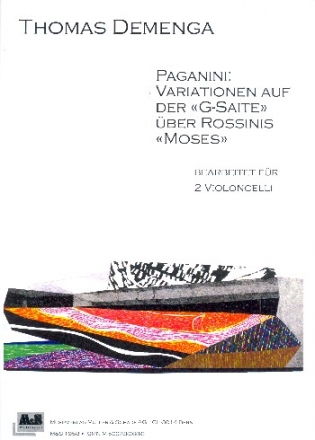 Variationen auf der 'G-Saite' ber Rossinis 'Moses' fr 2 Violoncelli Partitur und Stimmen