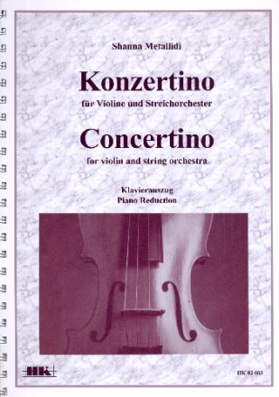 Konzertino fr Violine und Streichorchester fr Violine und Klavier