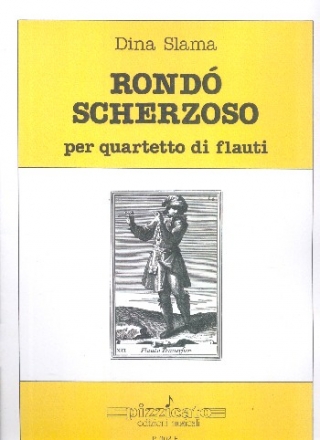 Rondo scherzoso per quartetto di flauto partitura