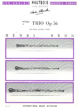Trio no.7 op.56 pour hautbois, basson et piano parties