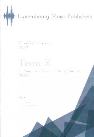 Terra X for percussion duo and string quartet score