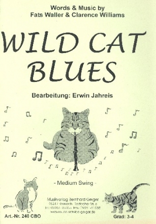 Wild Cat Blues: fr Combo mit Klarinette solo Stimmensatz