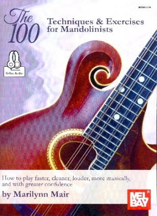 The 100 Techniques & Ecercises for Mandolinists (+Online Audio) for mandolin/tab