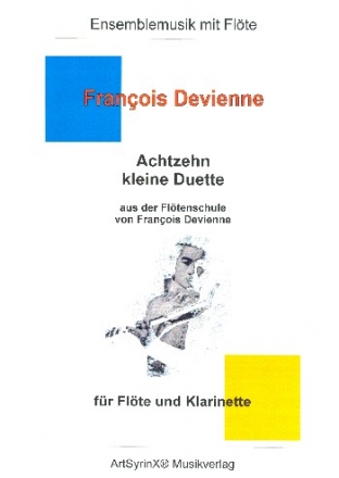 18 kleine Duette fr Flte und Klarinette Spielpartitur