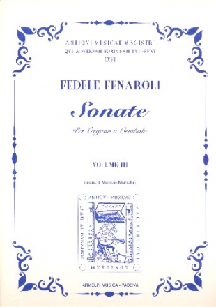 Sonate vol.3 per organo o cembalo