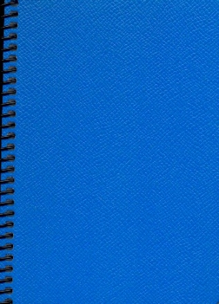 Marschmappe hoch 9x14cm 10 Taschen blau