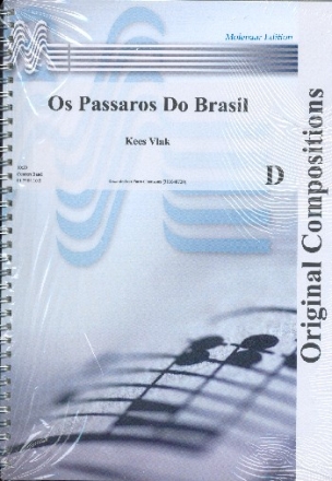 Os passaros do Brasil for Concert Band score and parts