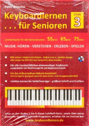 Keyboard lernen fr Senioren Band 3