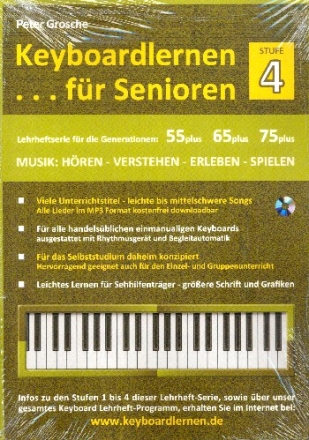 Keyboard lernen fr Senioren Band 4