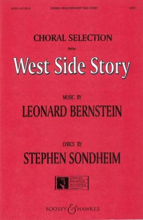 Choral Selection from West Side Story for mixed chorus and piano score