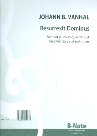 Resurrexit Dominus fr gem Chor (4 Stimmen) und Orgel Partitur