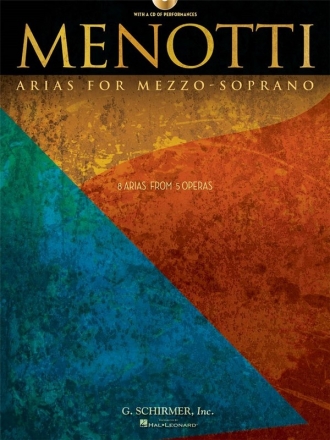 Arias (+CD) for mezzo-soprano and piano score