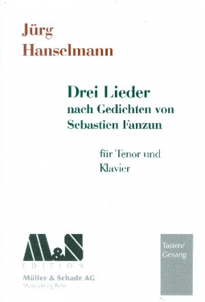 3 Lieder fr Tenor und Klavier 2 Spielpartituren