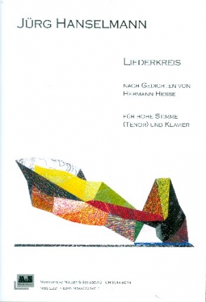 Liederkreis fr Gesang (hoch) (Tenor) und Klavier Partitur