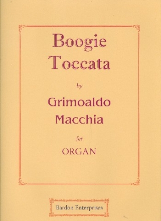 Boogie Toccata for organ