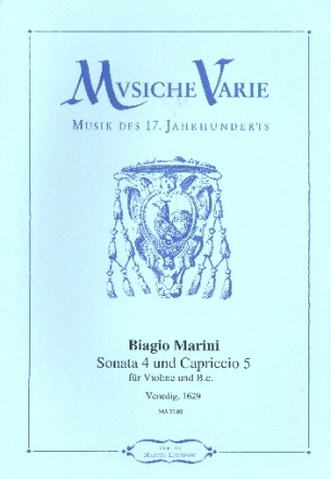 Sonata Nr.4  und  Capriccio op.8 fr Violine und Bc