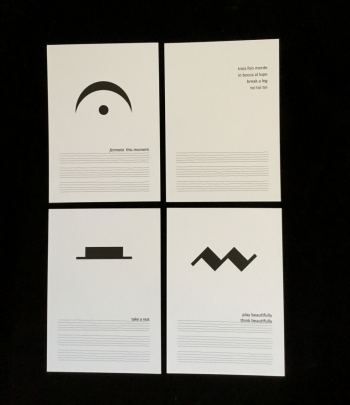 Postkarten-Set Musik  (Set mit 4 verschiedenen Postkarten)