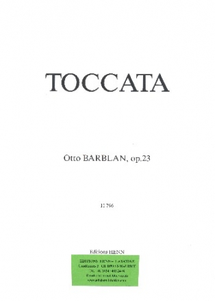 Toccata op.23 pour orgue