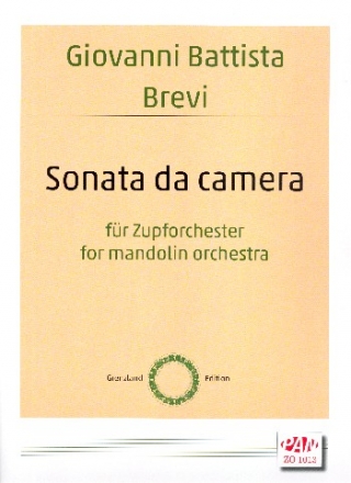 Sonata da camera fr Zupforchester Partitur