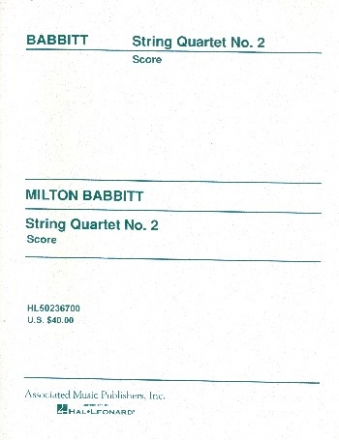 String Quartet no.2  score