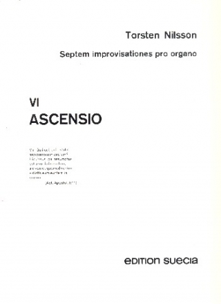 Ascensio for organ